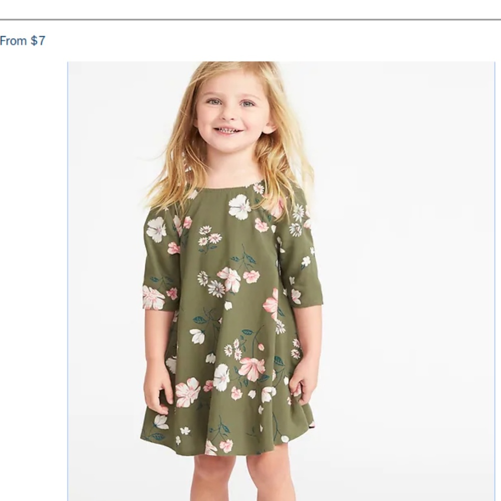 toddler printed swing dress (NWT)